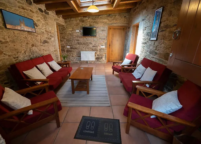 منزل ريفي Completa Rio Sarela سانتياغو دي كومبوستيلا